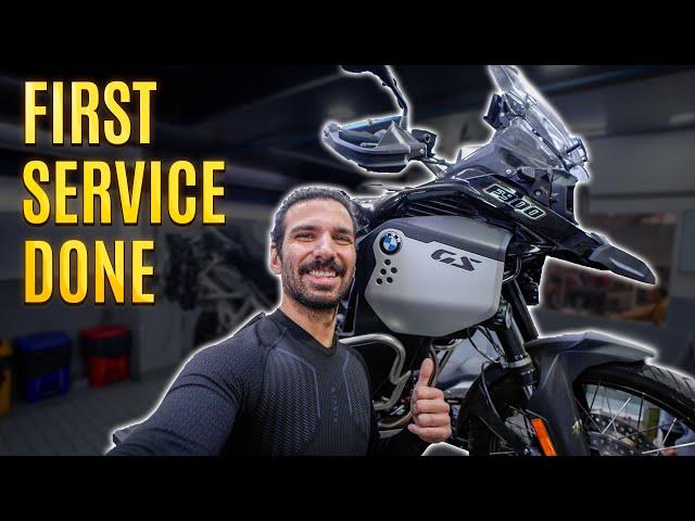 Our Bmw 900 first service 