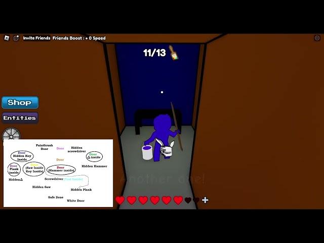 How to Find the Purple Door and Where to use the Plank in Color or Die Chapter 1 Roblox