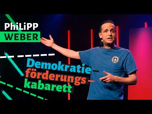 Demokratieförderungskabarett mit Philipp Weber