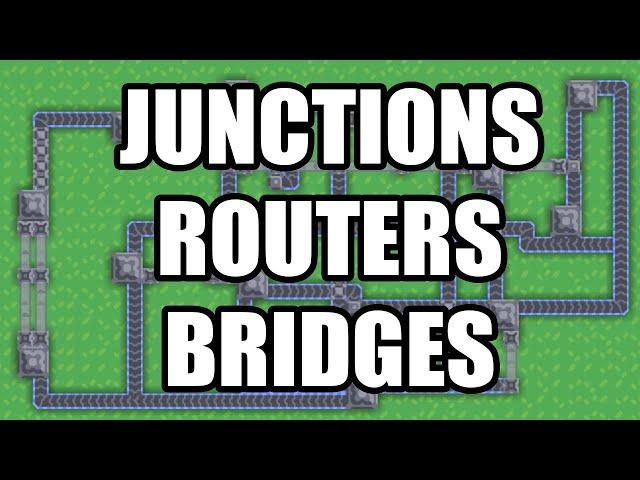 Mindustry beginners guide | junctions, routers and bridges