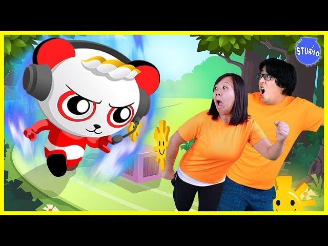 TAG WITH RYAN Challenge !! Let's Play BRAND NEW Ryan ToysReview Game on iPad