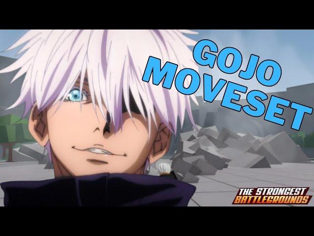 Gojo Moveset In The Strongest Battlegrounds