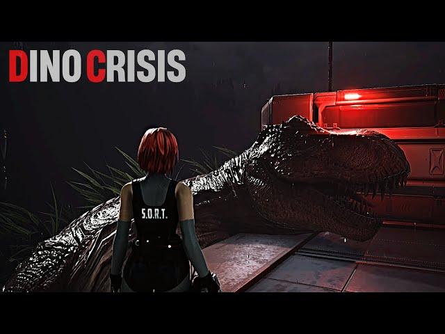 Dino Crisis Rebirth - Full Game Walkthrough | Remake Classic Survival Horror Game