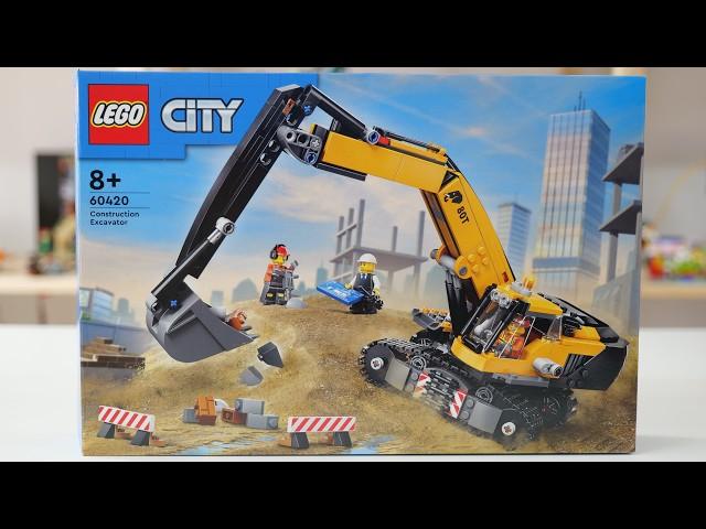 LEGO City 60420 Construction Excavator – LEGO Speed Build Review