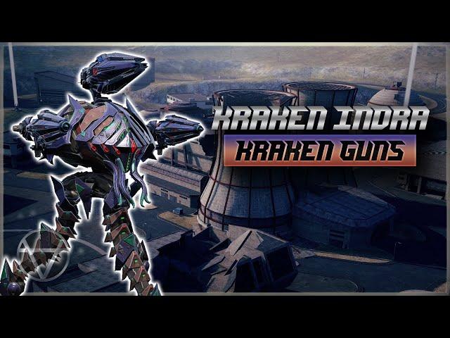 [WR]  Kraken Indra w/Kraken Weapons – Maxed Gameplay | War Robots