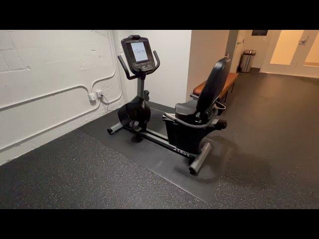 TRUE Fitness ES700 Recumbent Bike with Emerge LED Console