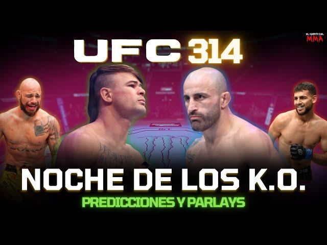 Predicciones UFC 314: ¿Quiénes se coronarán en Miami?