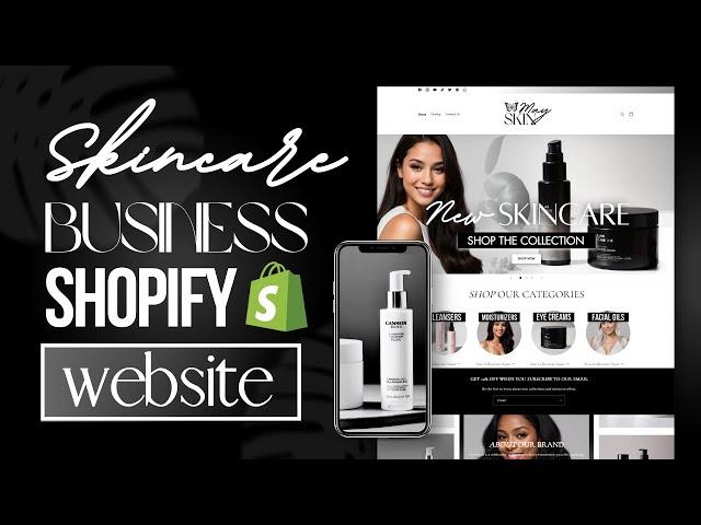 Skincare Shopify Website Tutorial 2024 | Shopify Homepage Design