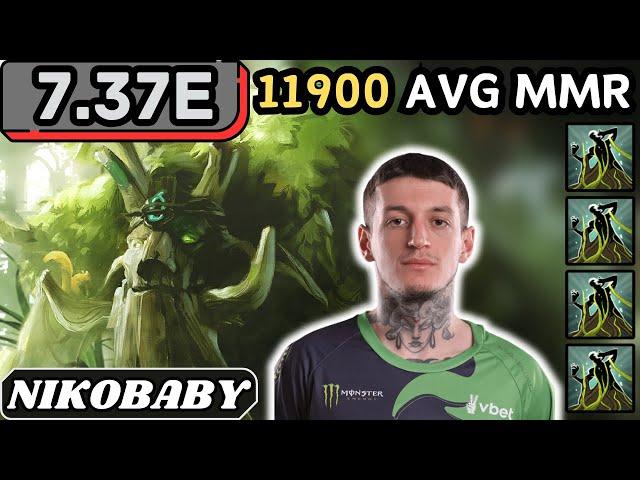 7.37e - Nikobaby TREANT PROTECTOR Hard Support Gameplay - Dota 2 Full Match Gameplay