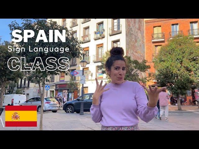 Learn SPAIN Sign Language with Belén! | Online Class | InterSign University