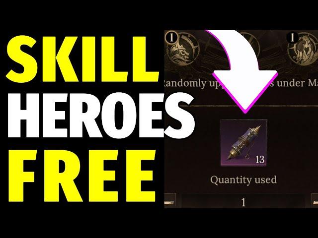 Best FREE scrolls to skill heroes | Grumag, Zmaragdis & Sivesta level 240 | Dragonheir: Silent God