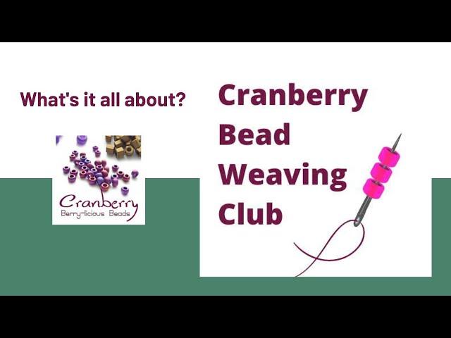 Cranberry Bead Weaving Club - what's it about?