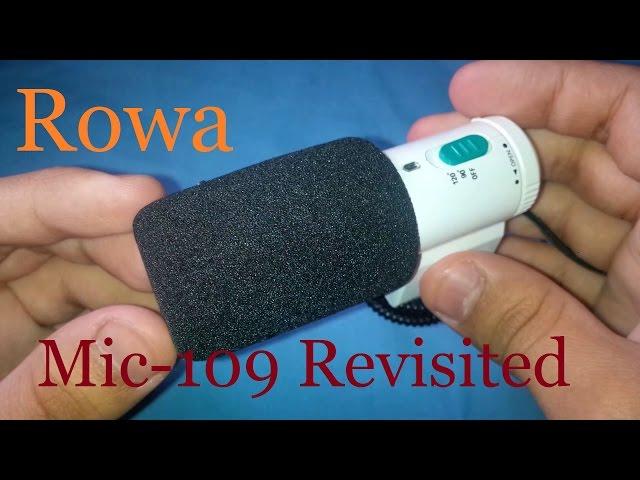 Cheap shotgun mic? Rowa Mic-109 revisited!!