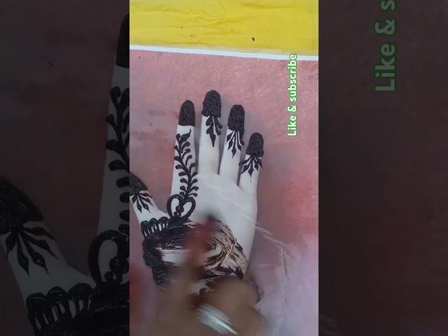 Arabic mehandi design /#bridalmehndi #mehndi#dulhanwalimehndi #hennadesign #short/#shortvideo #short