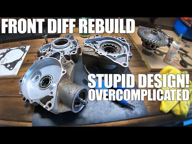 Project Kawasaurus - Retro ATV Build! Front Diff Rebuild - Kawasaki Prairie/Brute Force 650 : EP 02