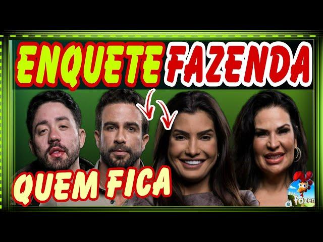 A Fazenda 13 | Enquete ATUALIZADÍSSIMA | Quem Fica? Rico Sol Erasmo ou Marina