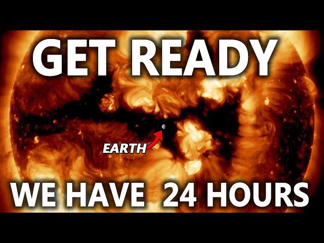 A Scar on the Sun is about to Slam Earth with a Solar Wind Burst  Strong Solar Flares Could Follow