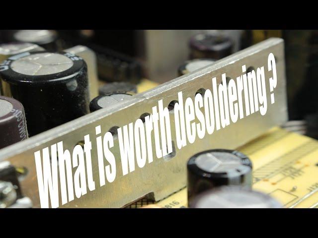 What is worth desoldering from old electronics? || DIY Fume Extractor