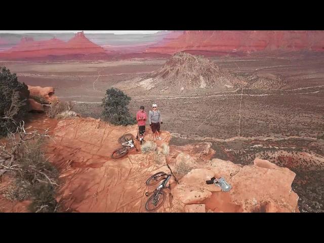 Mountain Biking Porcupine Rim With Drone