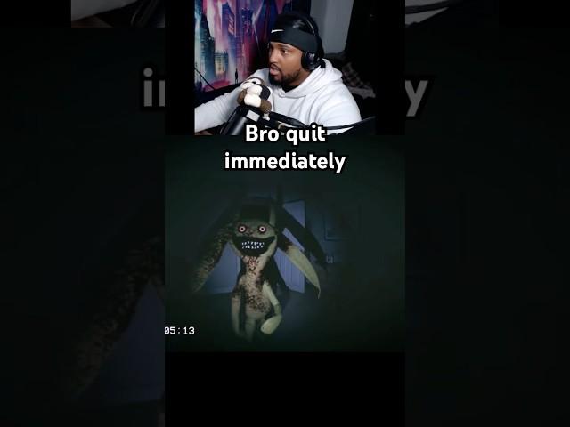Bro quit immediately #horrorgaming #scarygaming #jumpscares