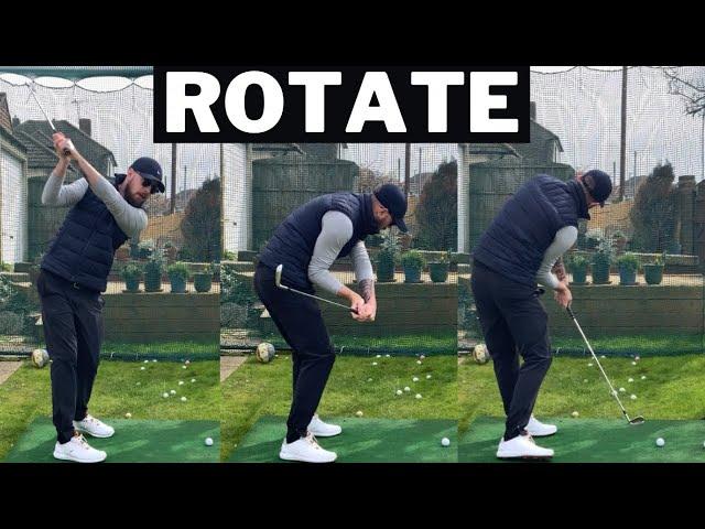 DO THIS Method To Rotate Effortlessly In The Downswing Without Even Trying To Rotate