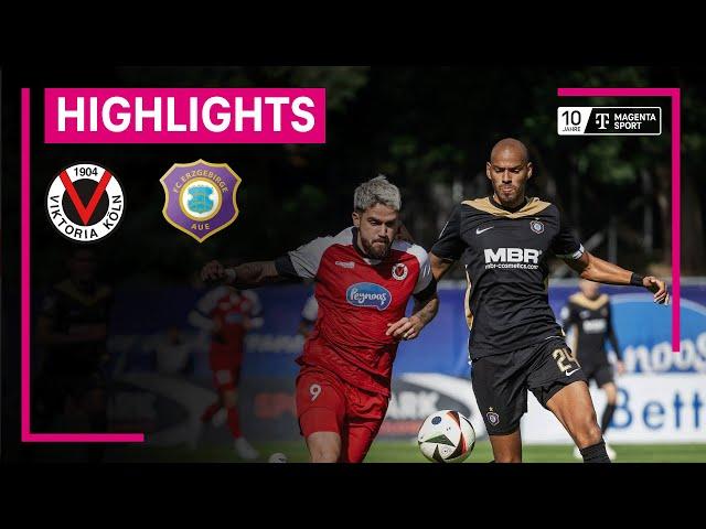 FC Viktoria Köln - FC Erzgebirge Aue | Highlights 3. Liga | MAGENTA SPORT