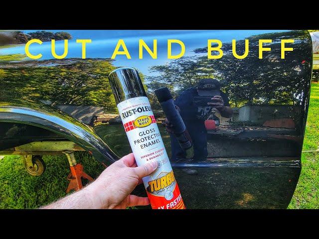 (SPRAY PAINT) Your Car At HOME Pt. 2 (How To Cut & Buff) For A SHOW CAR FINISH