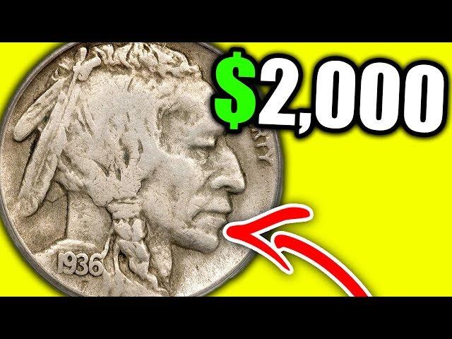 1936 BUFFALO NICKELS WORTH MONEY - RARE OLD COINS TO LOOK FOR