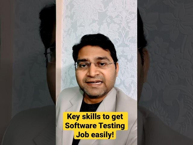 Key Skills to get Software Testing Job Easily! #shorts #softwaretestingmentor