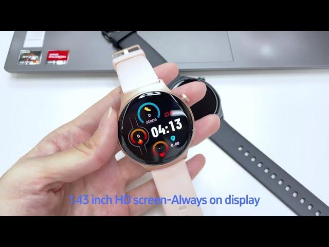 LA41 Amoled smart watch with Knob #smartwatch #linwear #fashion #2024