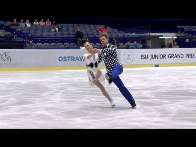 2016 ISU Junior Grand Prix - Ostrava - Short Dance Nicole KUZMICH / Alexandr SINICYN CZE