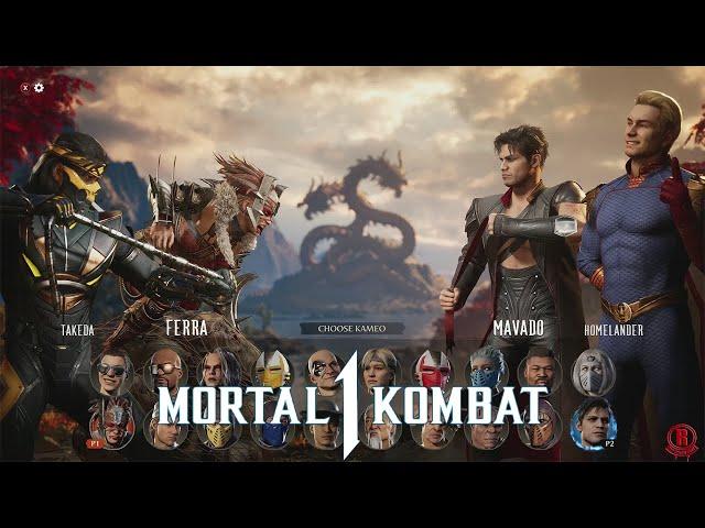 Mortal Kombat 1 - All Characters & Kameo Fighters + Stages & DLC (Takeda & Ferra) *Updated*