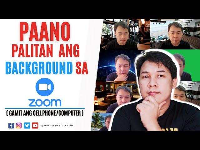 PAANO PALITAN ANG BACKGROUND SA ZOOM | VIRTUAL BACKGROUND