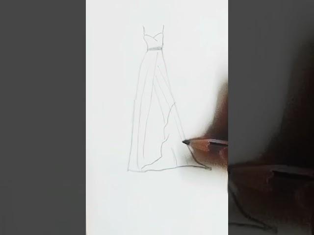 drawing dress design easy l Erica Tara