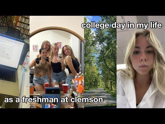 day in my life at Clemson University! (freshman year)