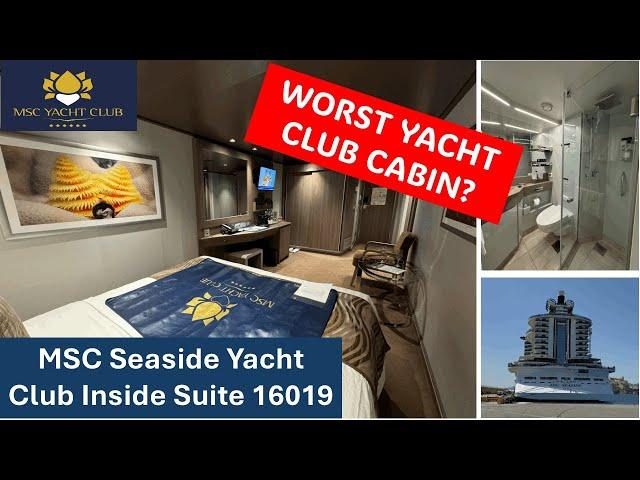 The Worst Cabin We’ve Stayed In? | MSC Seaside | Inside Suite | Cabin 16019 | July 2024