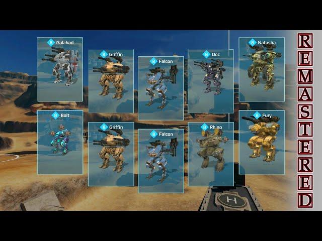 War Robots Remastered Test Server Gameplay