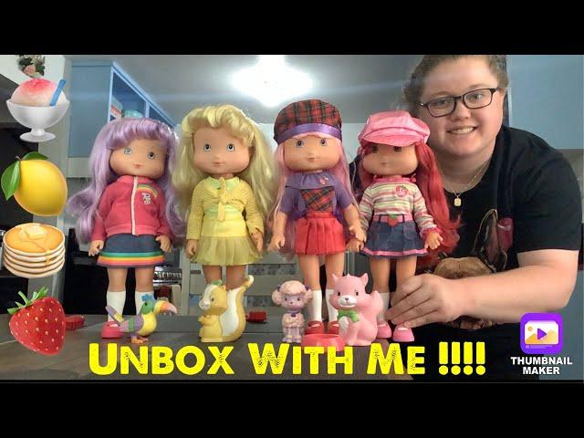 Strawberry shortcake Play Date Pals 2006 Unboxing YAY!!!! #strawberrycake #dolls #collector￼