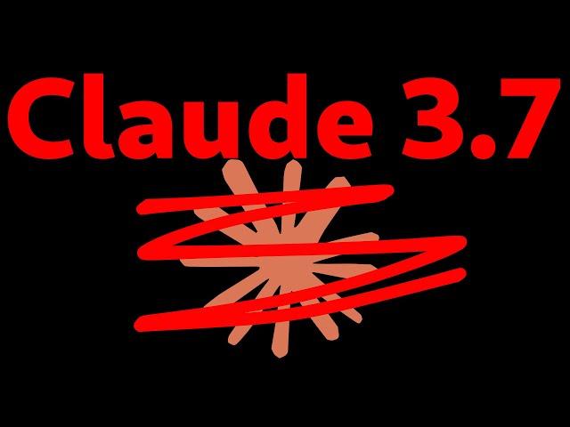 Claude 3.7 SUCKS | Back to 3.5