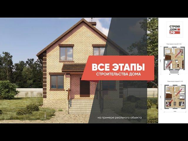 Все этапы строительства в одном видео \\ СТРОЮДОМ.РФ