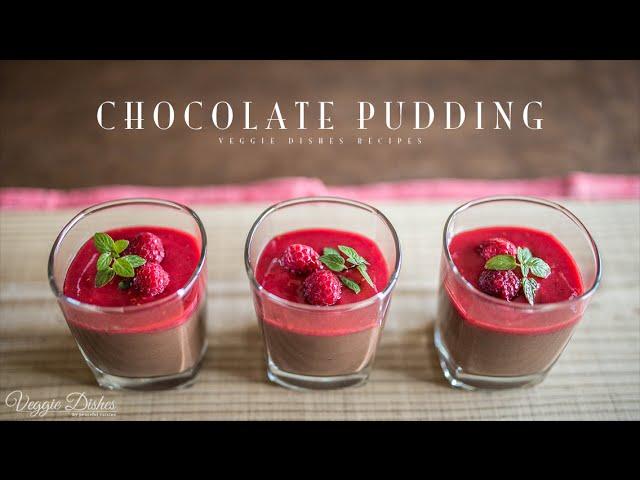 ヘルシーで濃厚なショコラプディングの作り方：How to make Chocolate Pudding | Veggie Dishes by Peaceful Cuisine