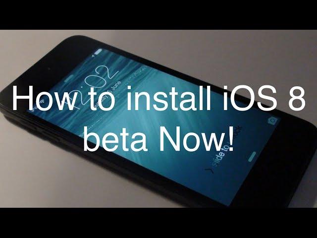 How to install iOS 8 beta NOW!