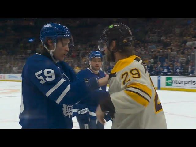 Parker Wotherspoon challenges Tyler Bertuzzi