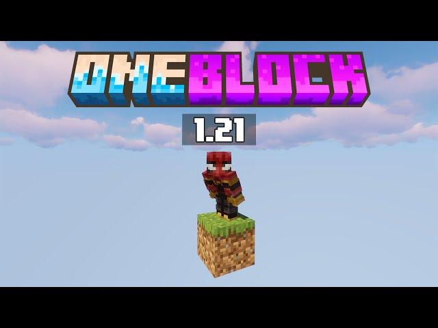 HOW TO INSTALL One Block SKY BLOCK Map for Minecraft 1.21.4 (Download and Play)