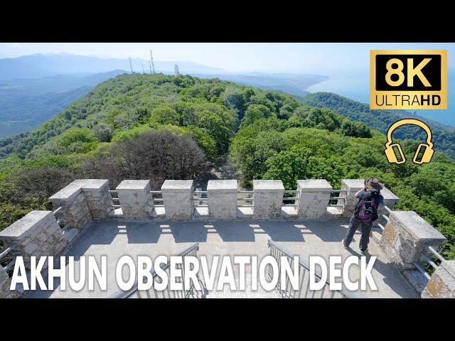 The Observation Tower On  Akhun Mount - 4К 60 к/с- Walking Tour With Binaural 3D Sounds