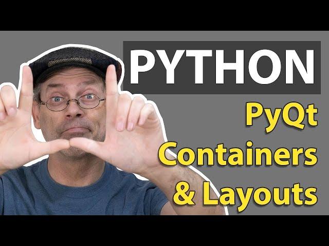 3. Python   PyQt Containers and Layouts