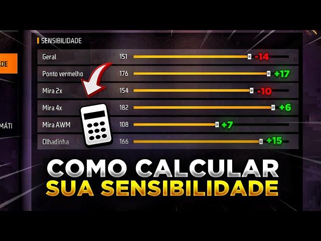 ACHE A SUA SENSI! COMO AJUSTAR A PRÓPRIA SENSIBILIDADE no FREE FIRE  (Passo a Passo)