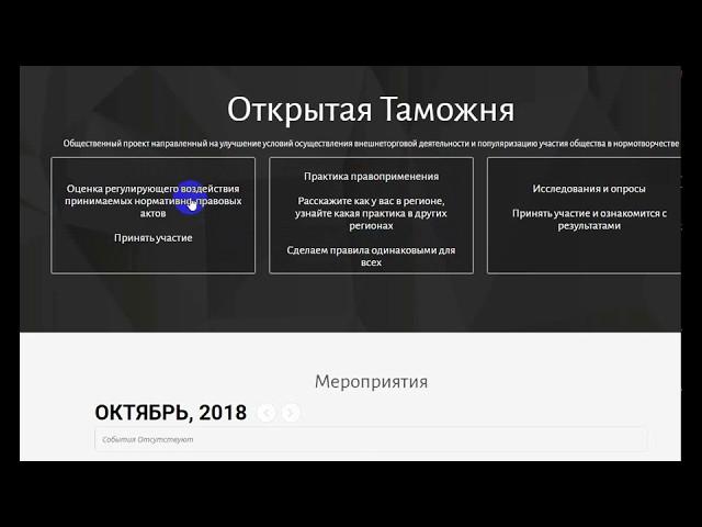 Видеоинструкция по работе с сервисом ОРВ на Открытой таможне