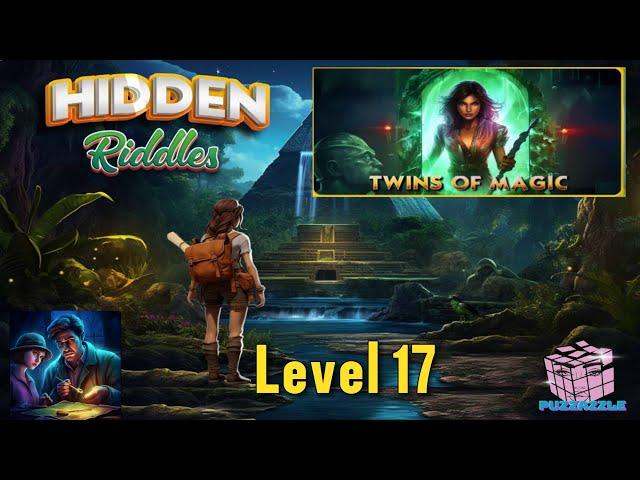 Escape Room: Hidden Riddles Twins of magic Level 17 Complete Walkthrough (HFG Entertainments).