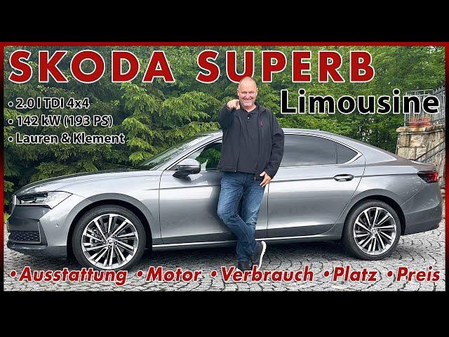 Škoda Superb L&K 2.0 l TDI 4x4 - Große Limousine mit dem 193 PS Diesel im Test | Review Deutsch 2024